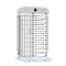 V-Turnstile | dimensions: 1200 x 1500 x 2410 mm, passage width: 600 mm | on concrete plate | purely mechanical
